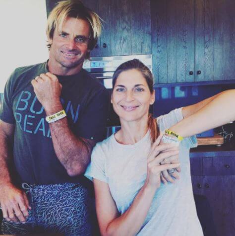 Izabella Hamilton's father, Laird Hamilton, with her step-mother, Gabrielle Reece.